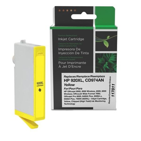 Clover Imaging Group Imaging Remanufactured High Yield Yellow Ink Cartridge 117811